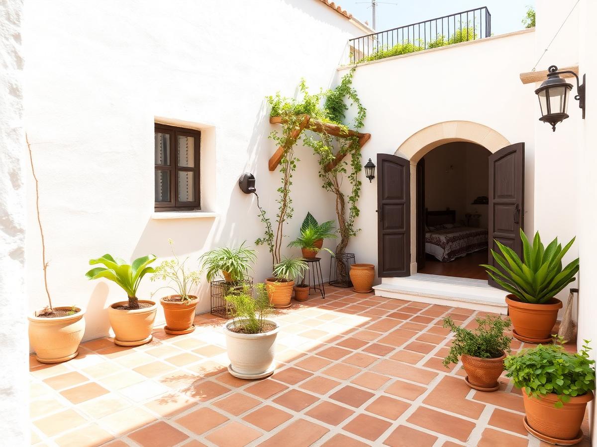 Courtyard revival — Iznájar — After